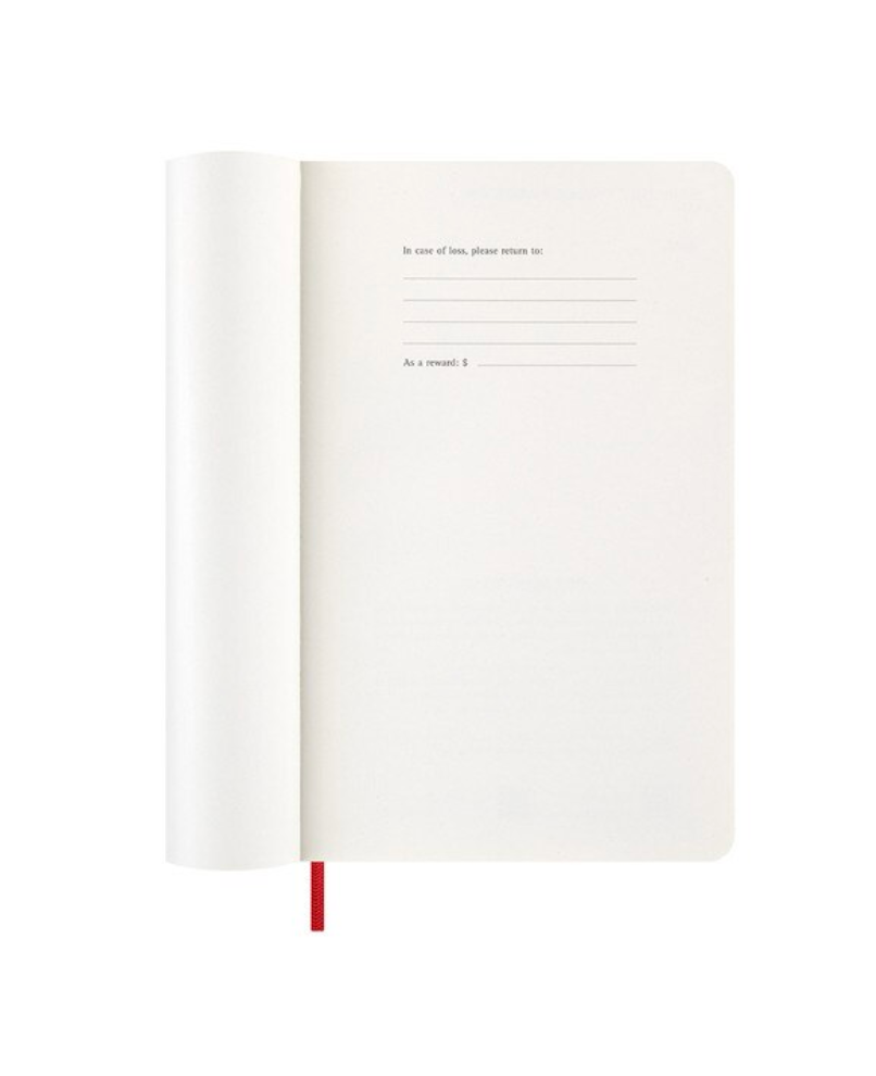 Moleskine 2026  Weekly, Large, Soft Cover Diary - Scarlet Red