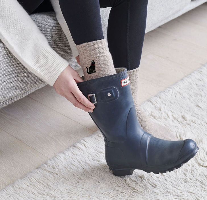 Sweet William Socks - Black Cat