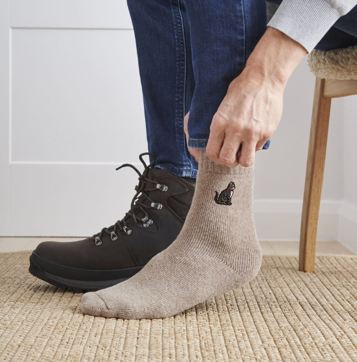 Sweet William Socks - Tabby Cat