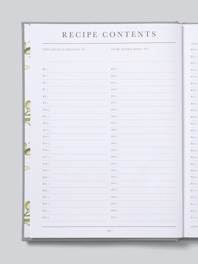 Recipe Book - Passed Down
