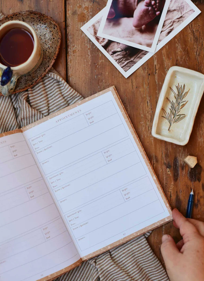 Baby Tracker Journal - Oatmeal