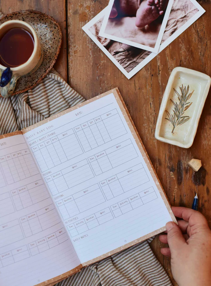 Baby Tracker Journal - Oatmeal
