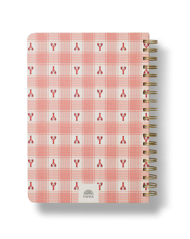 Recipe Journal - Lobster Gingham