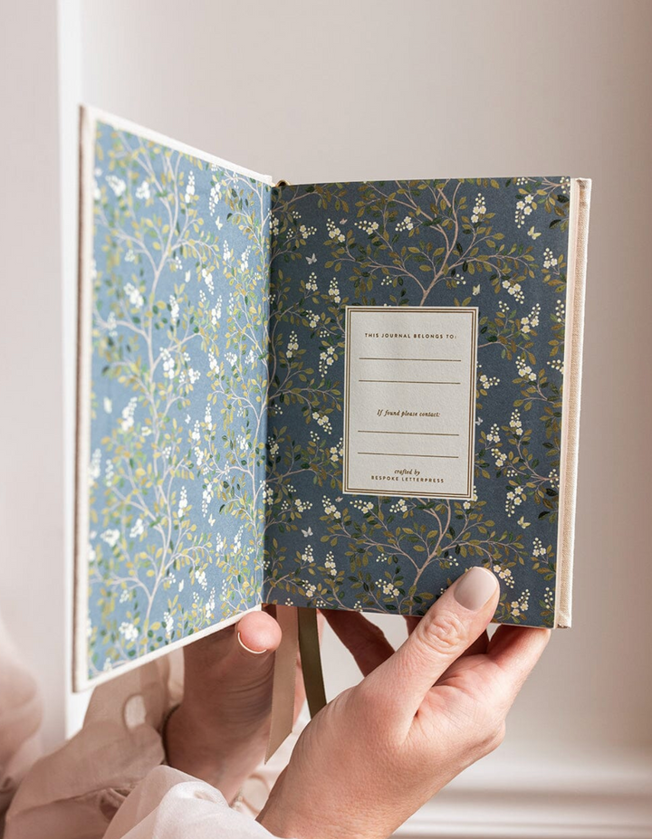 Bespoke Linen Bound Pocket Journal - Desert Sand (Lined Pages)
