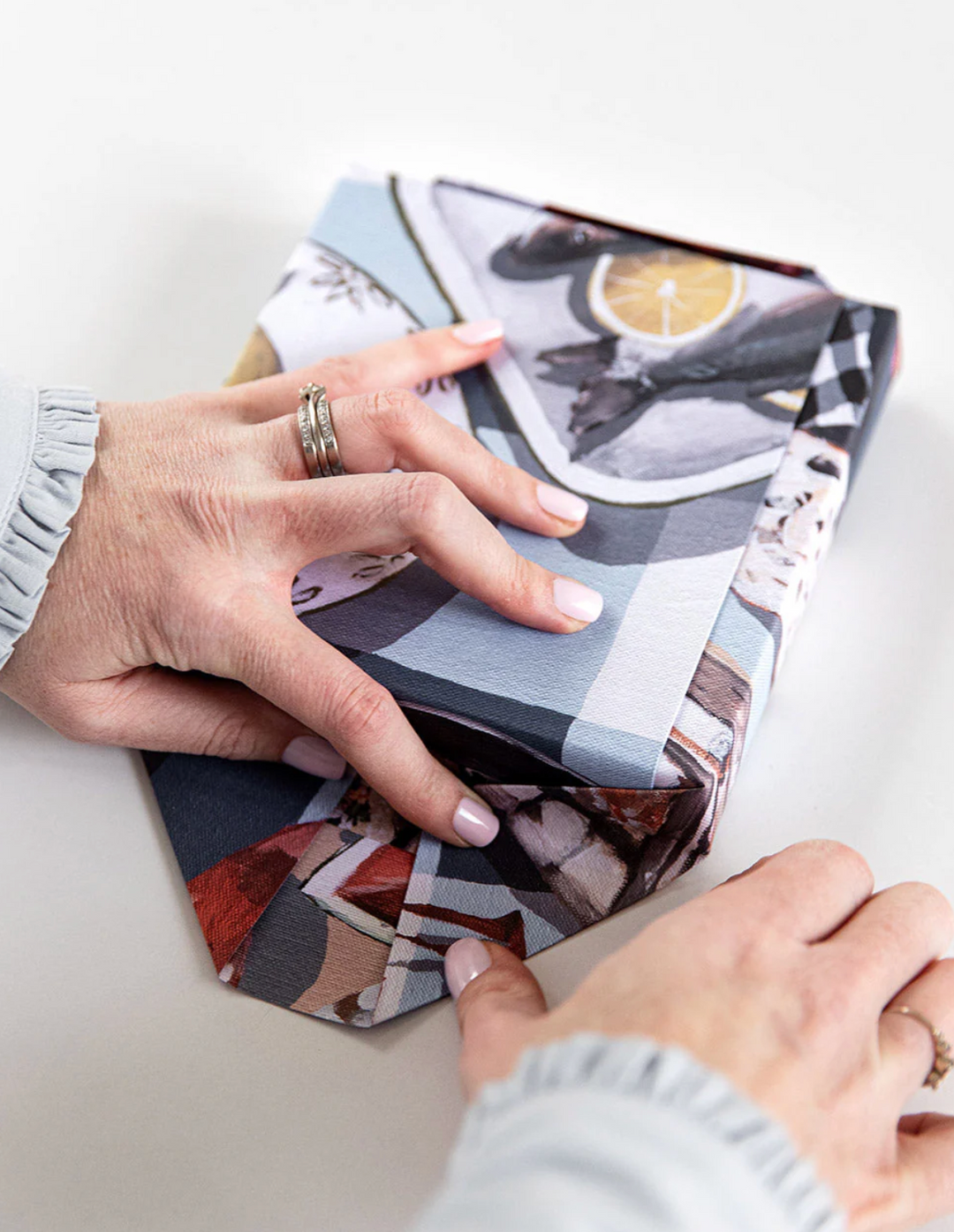 Flat Wrap - Summer Picnic / Crab & Squid