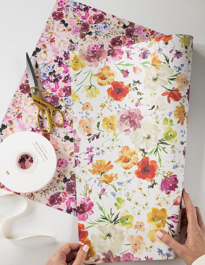 Flat Wrap - Ranunculus / Wildflowers