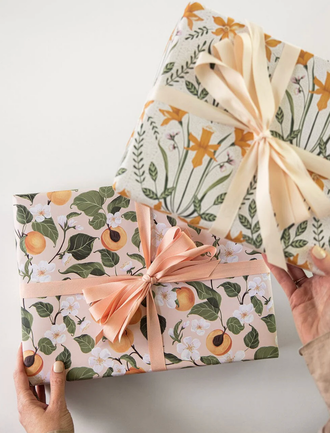 Flat Wrap - Peaches / Daffodil