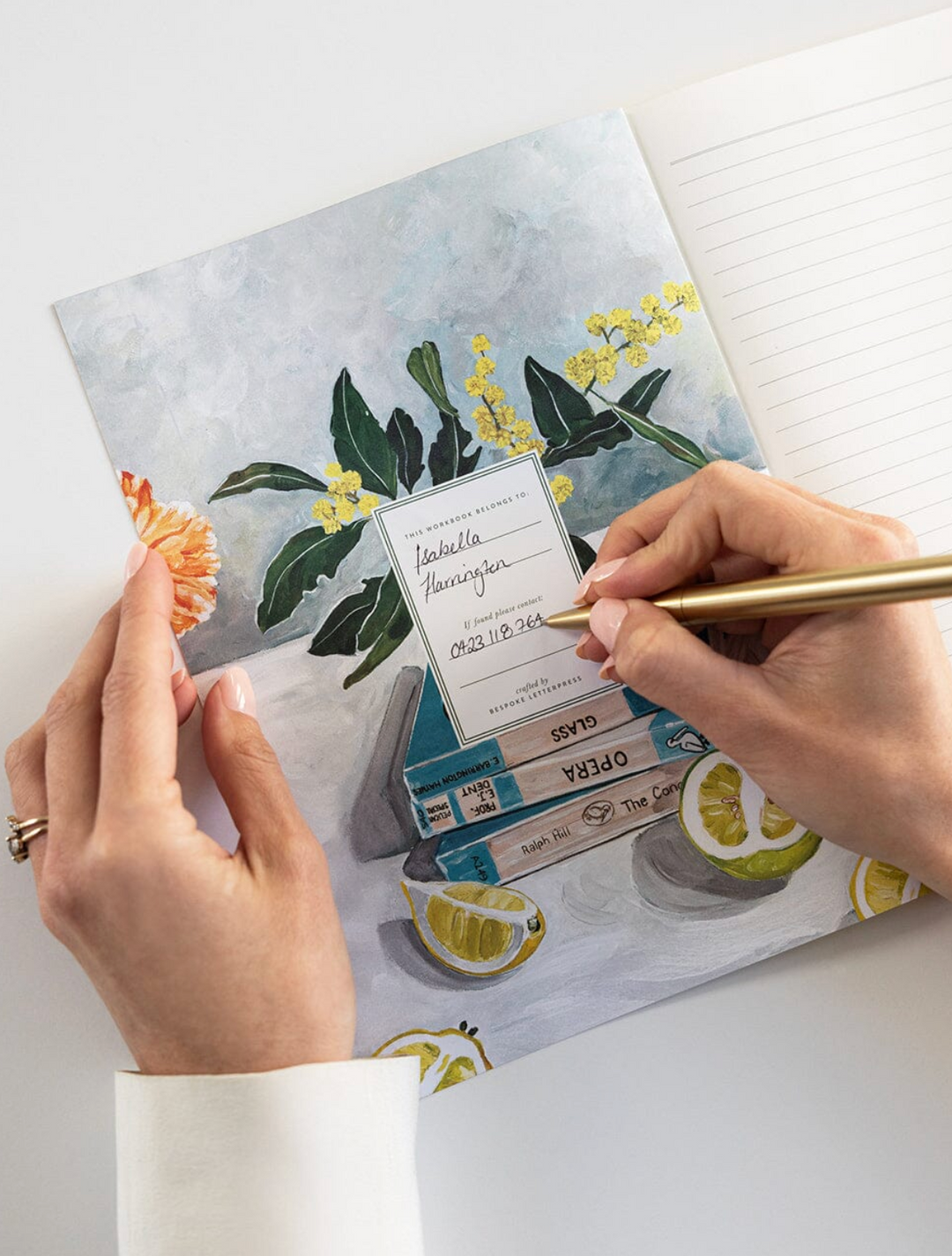 Bespoke Workbook - Wattle & Citrus (Lined)