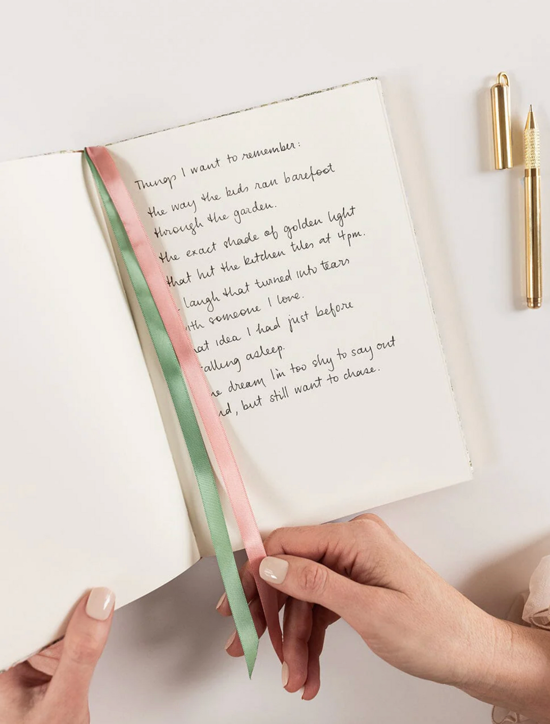 Bespoke Linen Bound Journal - Bramble oss (Blank Journal)