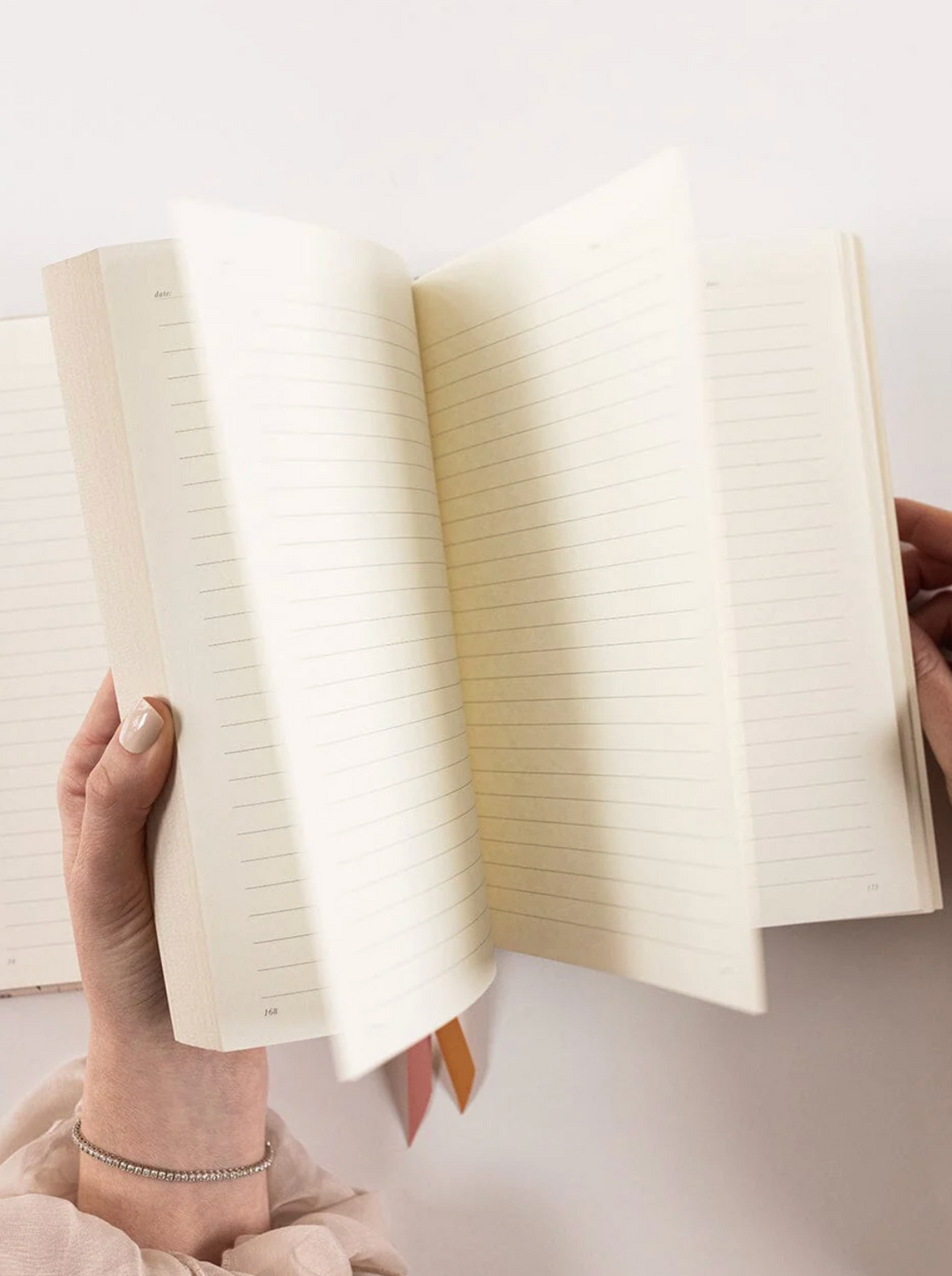 Bespoke Linen Bound Journal - Botanical Blooms (Lined Journal)