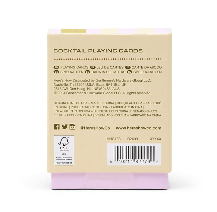 Playing Cards - Cocktail