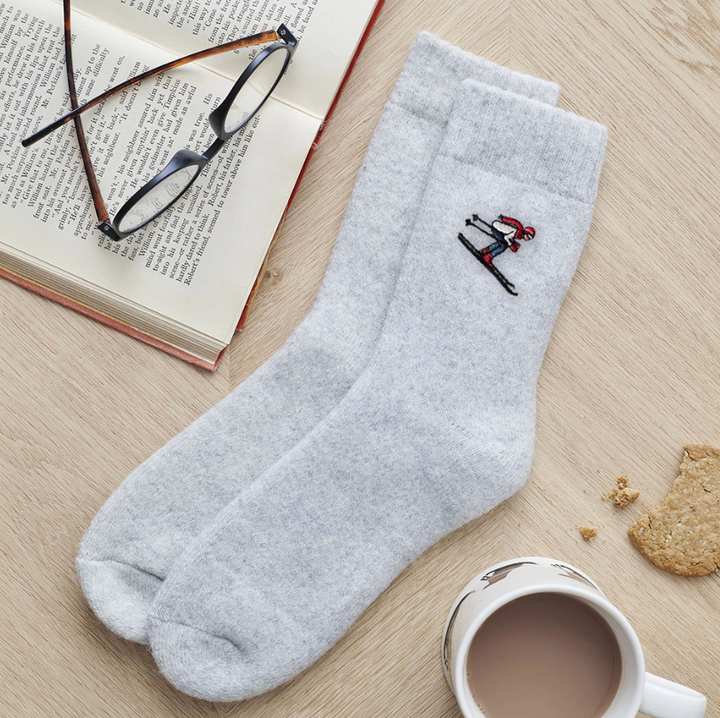 Sweet William Wool Socks -  Skiing