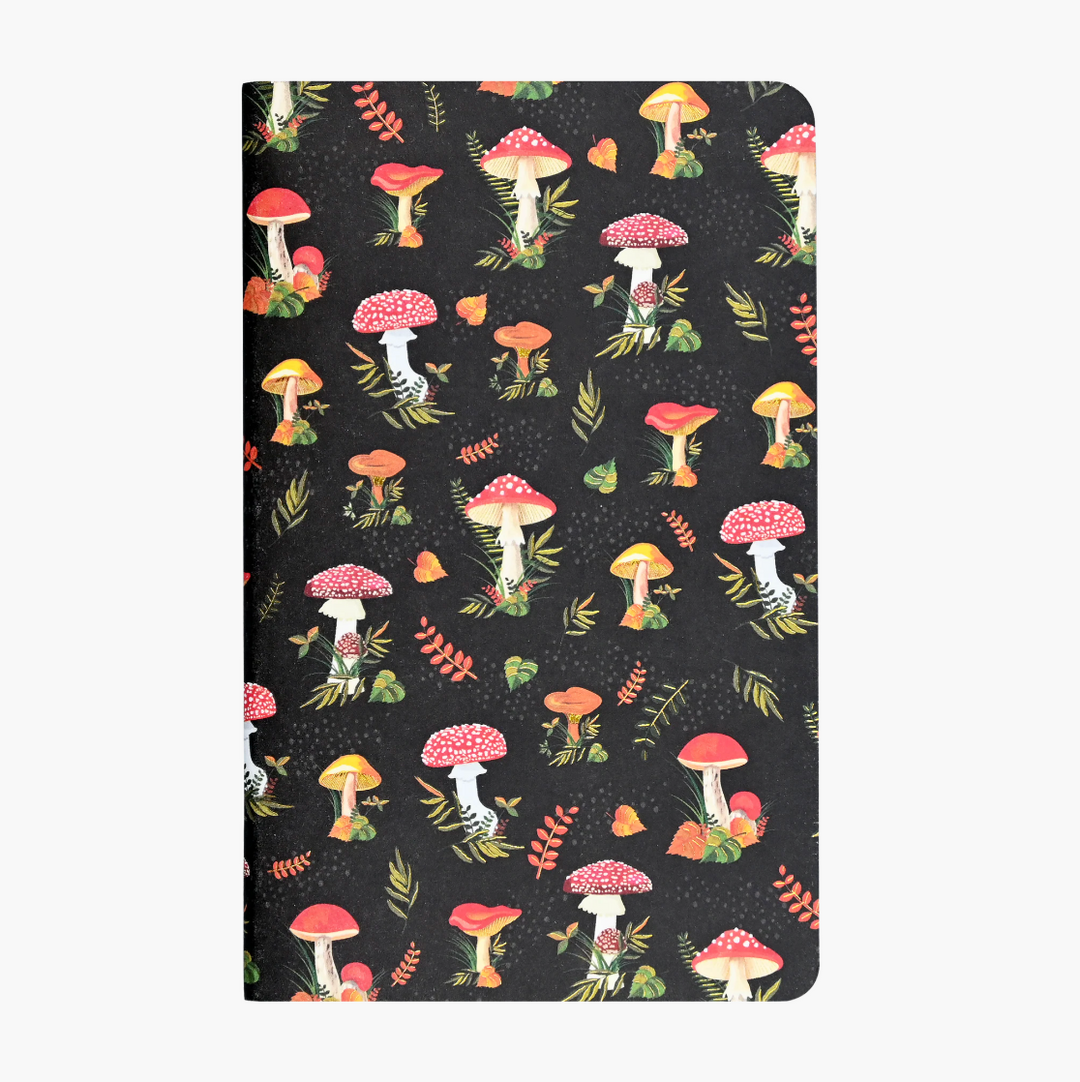 Jotter Notebook (Set of 3) - Mushrooms