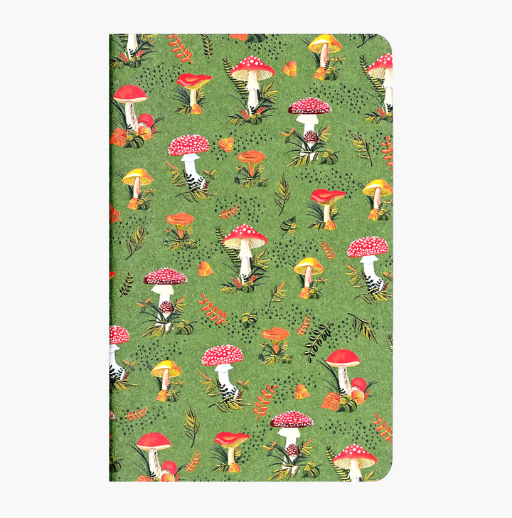 Jotter Notebook (Set of 3) - Mushrooms