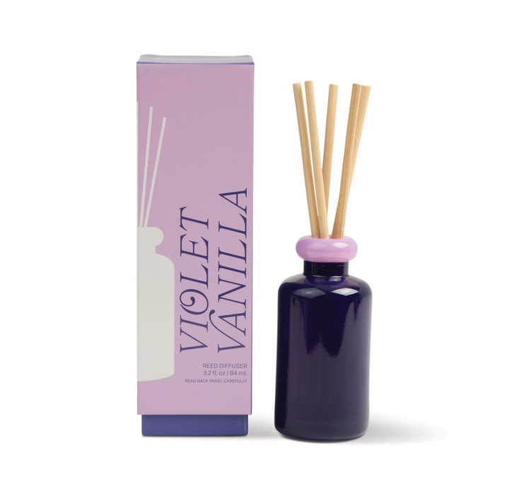 Stacked Glass Diffuser - Violet Vanilla