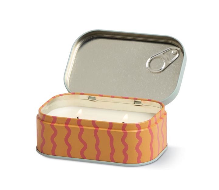 Bistro Printed Tin Candle - Citrus Spritz