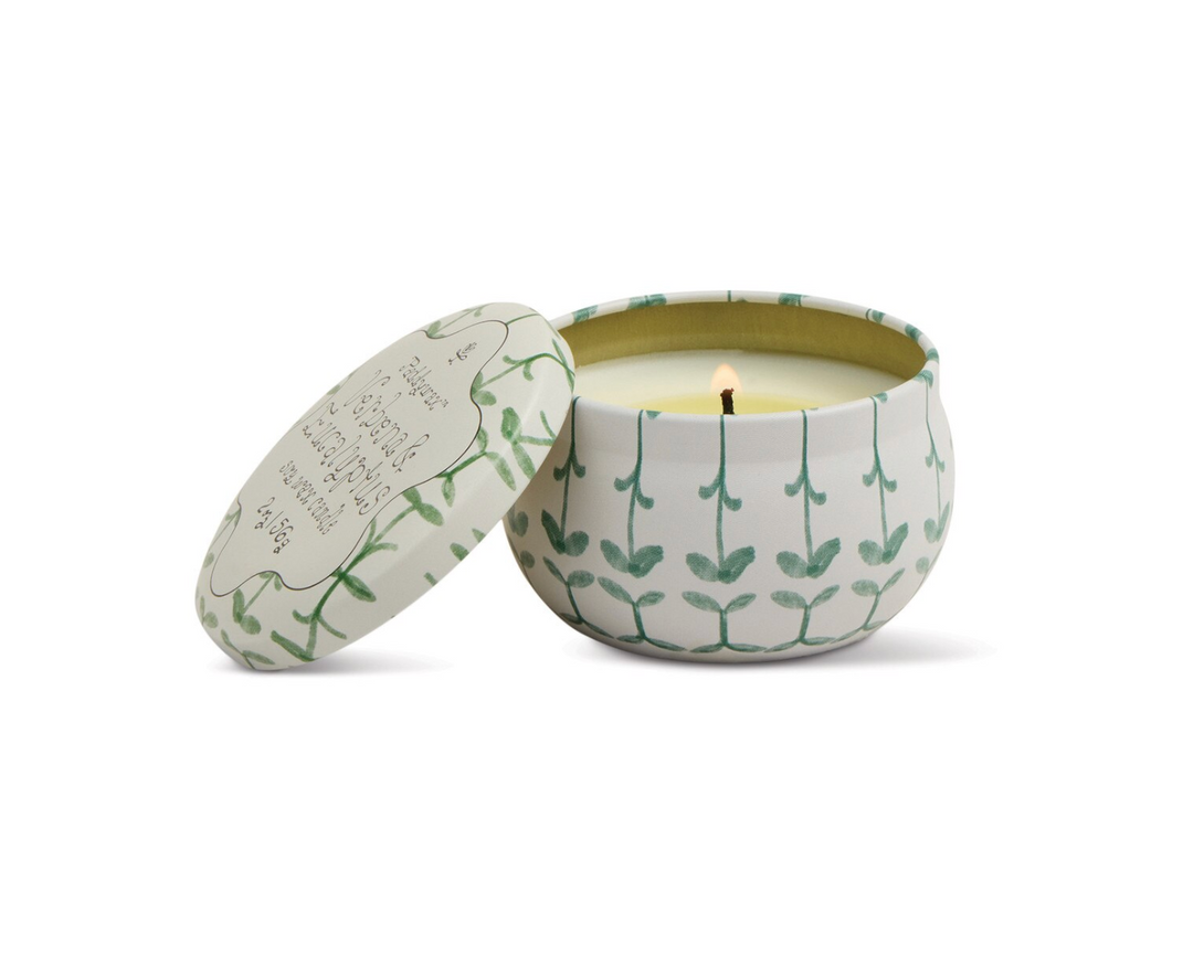 Tulip Tin Candle - Verbena & Lemongrass