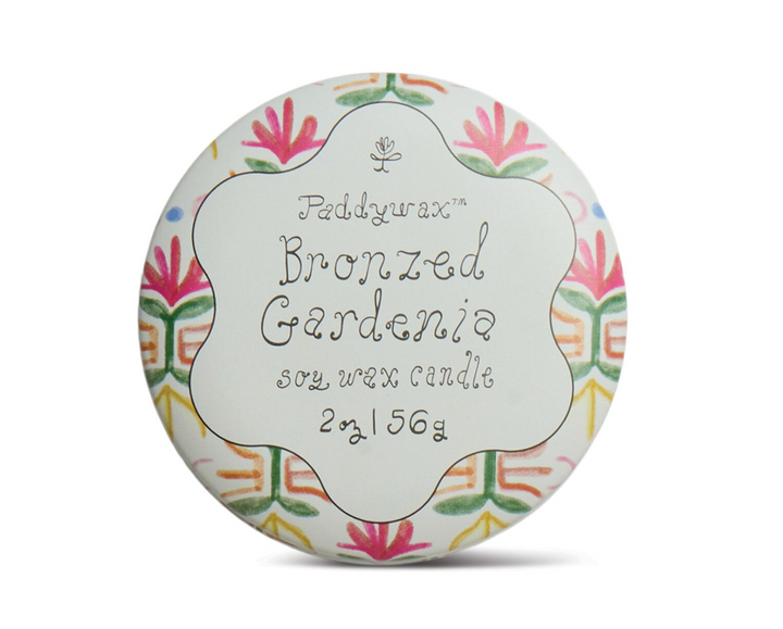 Tulip Tin Candle -  Bronzed Gardenia