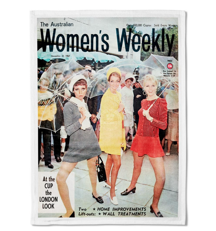 Tea Towel - The Australian Women's Weekly 1967 Melbourne Cup