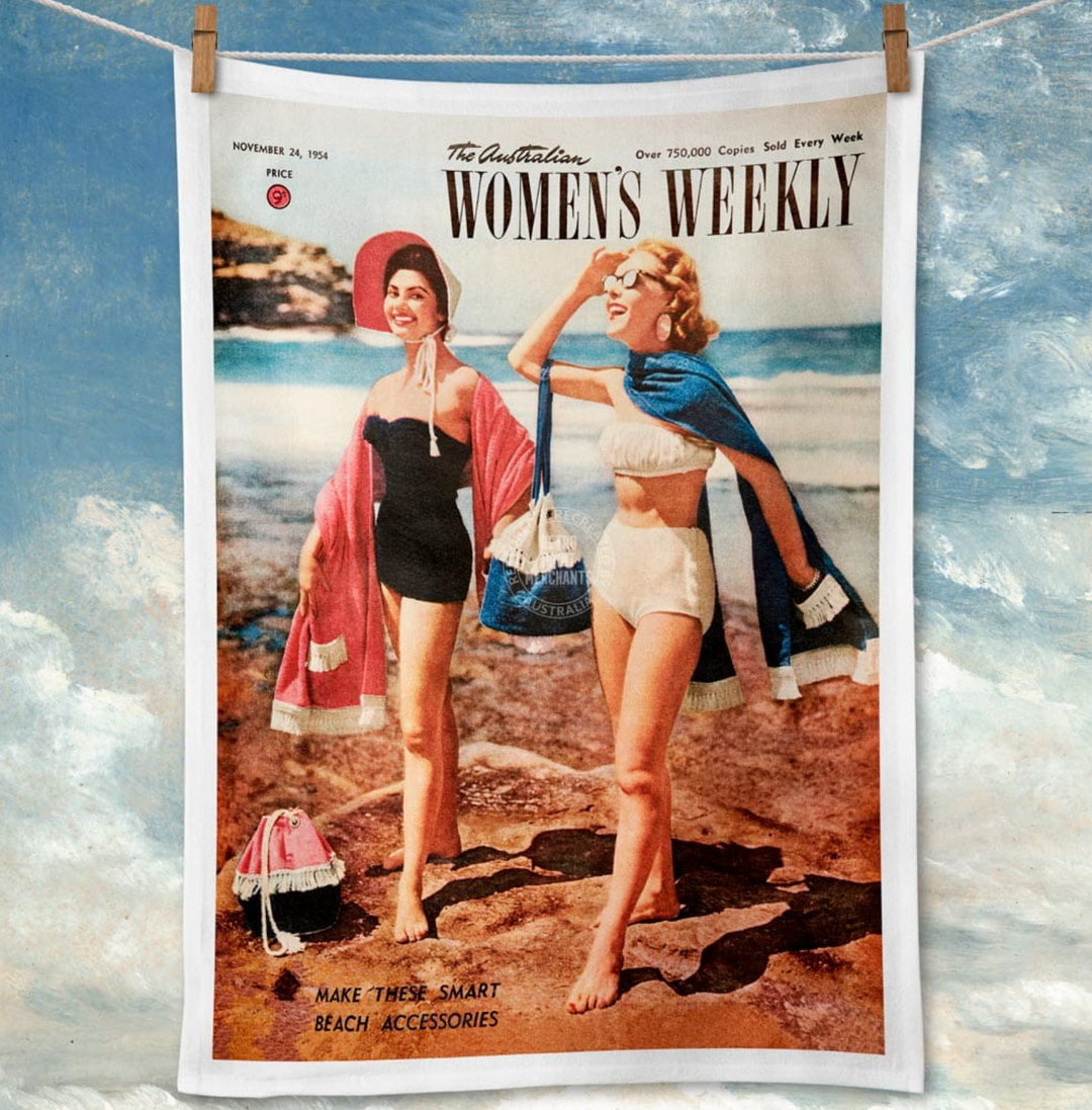 Tea Towel - The Australian Women's Weekly Beside The Seaside