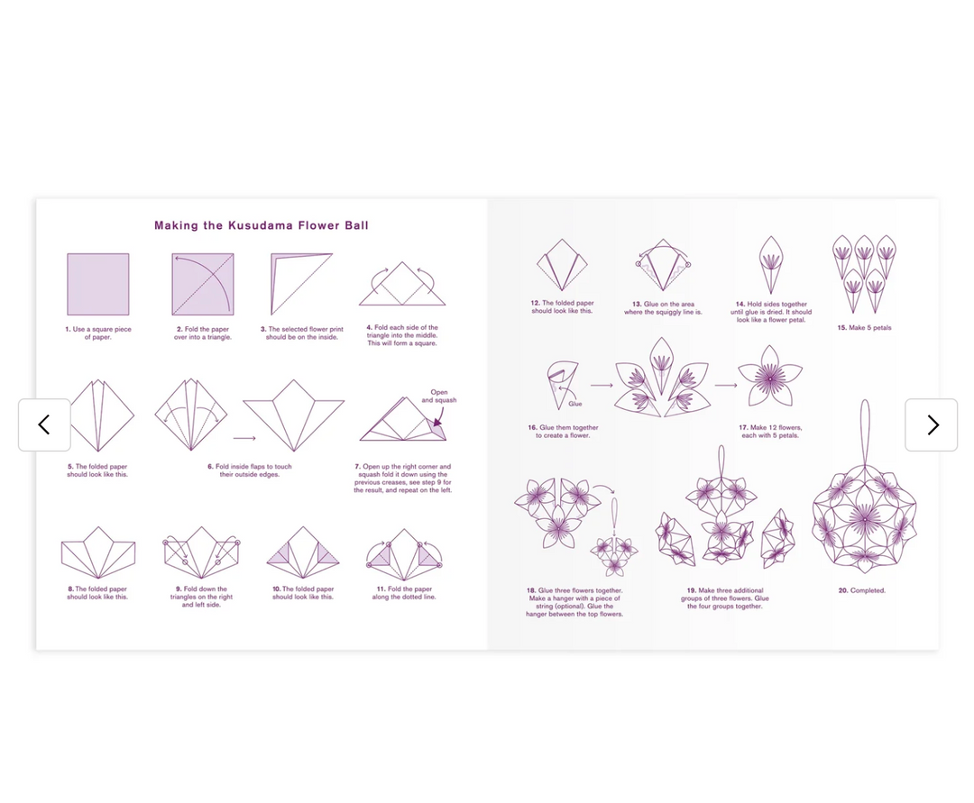 Liberty Origami Flower Kit