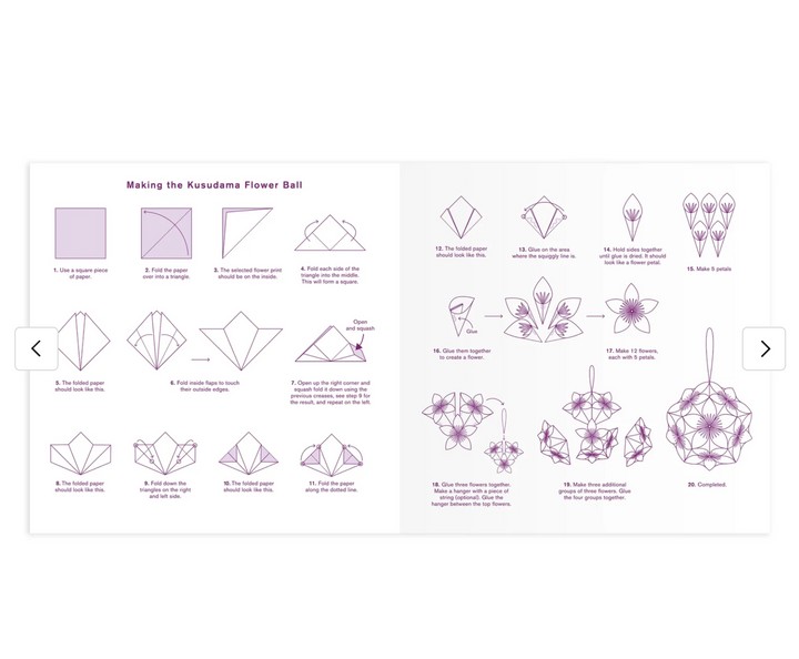Liberty Origami Flower Kit