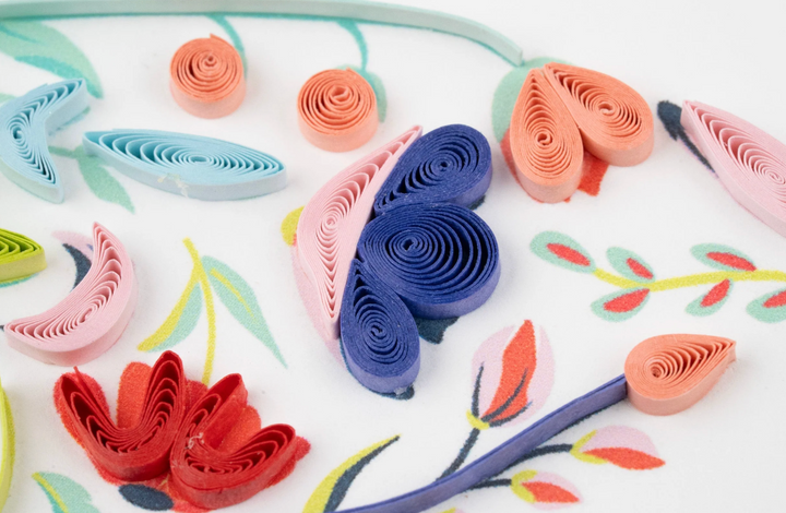 Quilling Card - Floral Butterfly
