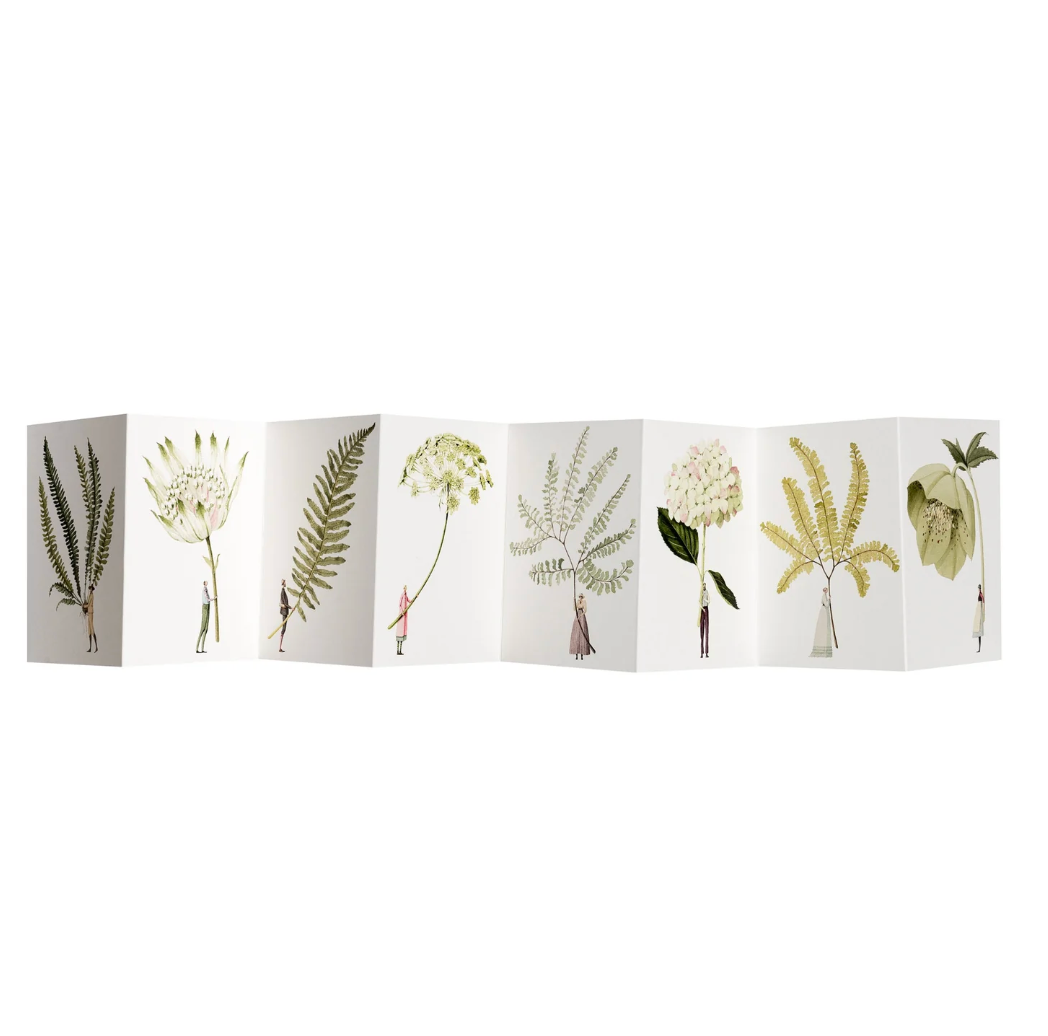 Laura Stoddart Postcard Book - In Bloom Green
