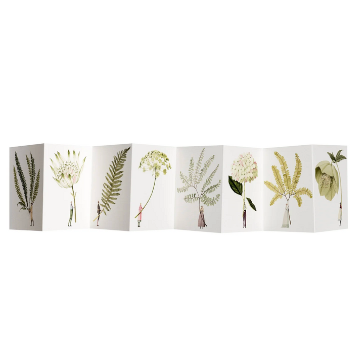 Laura Stoddart Postcard Book - In Bloom Green
