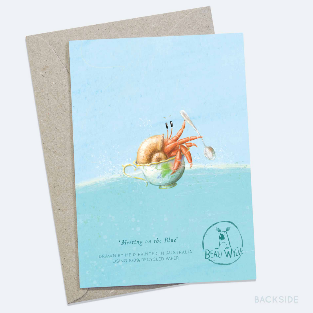 Beau Wylie Card - Meeting on the Blue