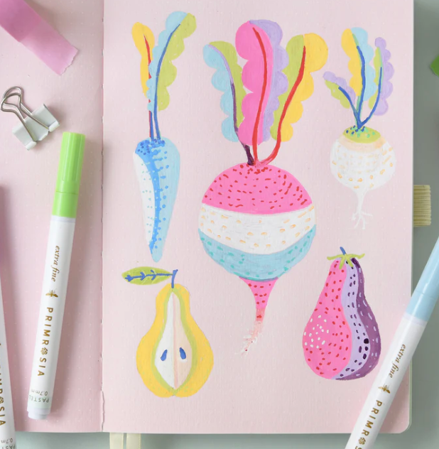 Primrosia - Paint Pens Pastel