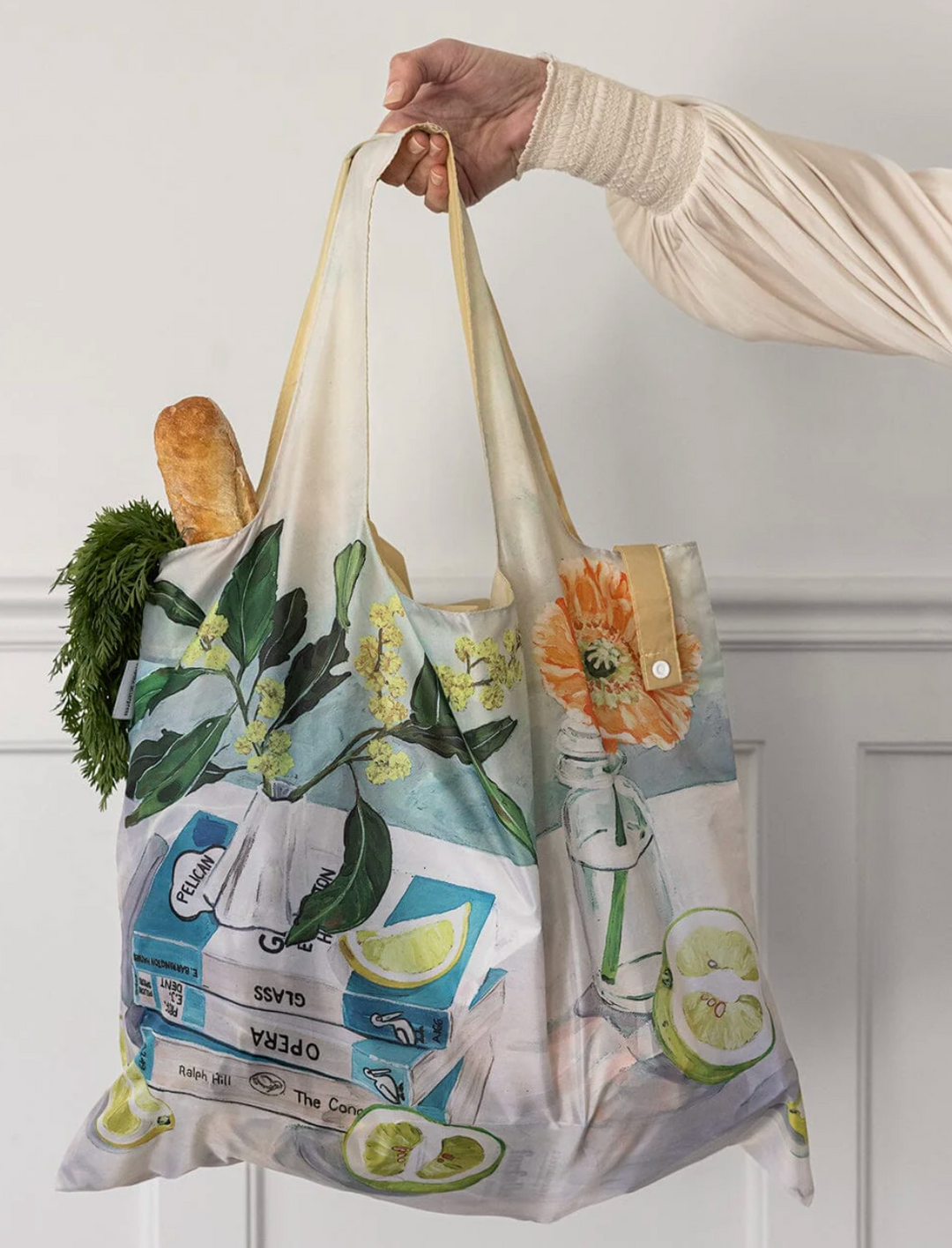Bespoke Letterpress Shopping Bags Wattle & Citrus