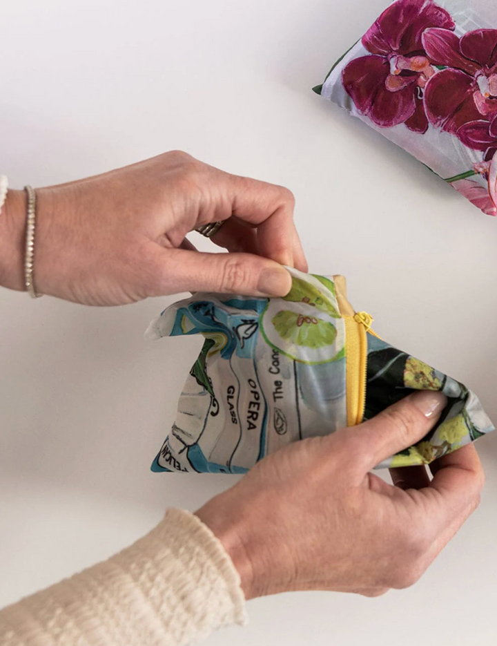 Bespoke Letterpress Shopping Bags Wattle & Citrus