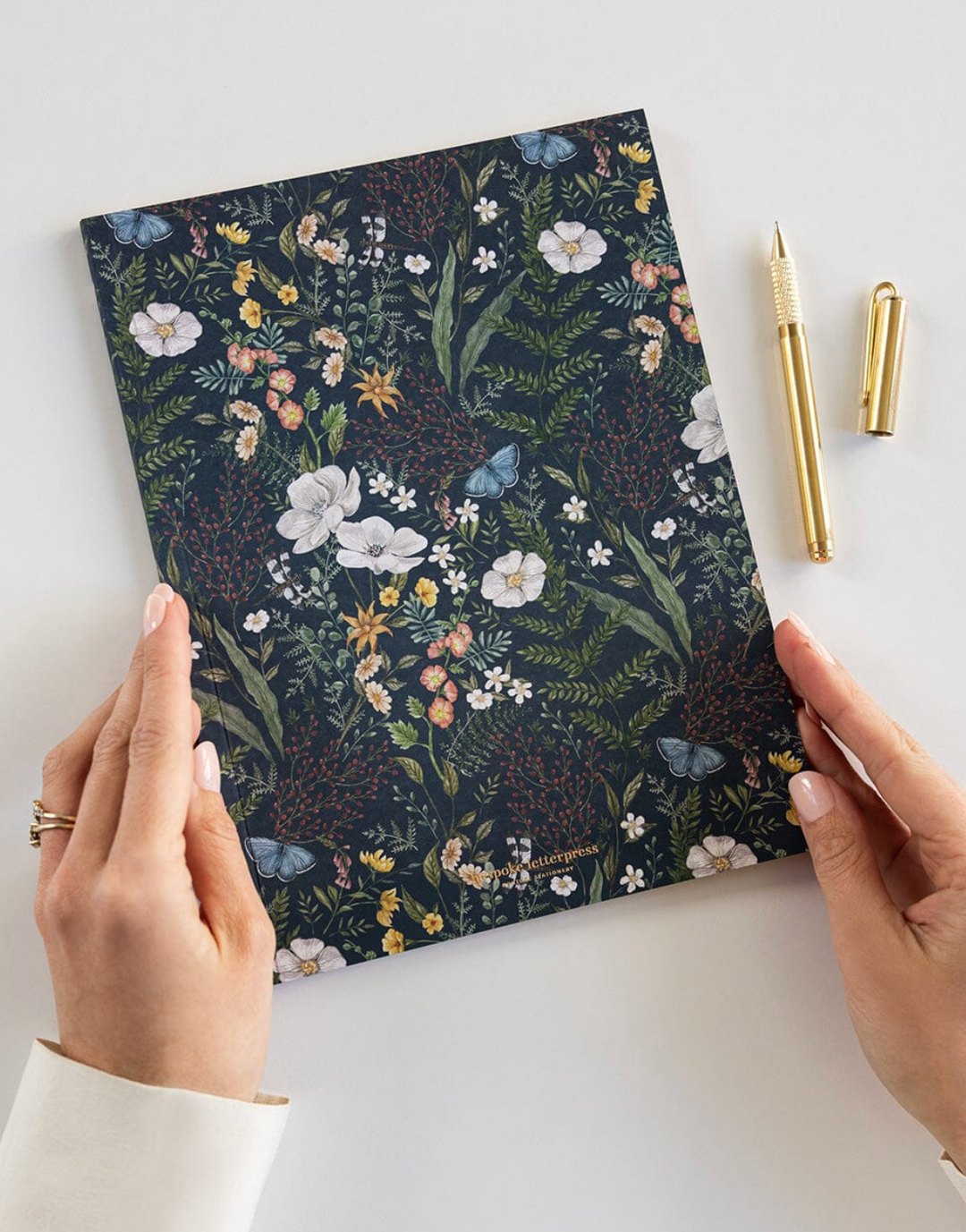 Bespoke Letterpress Workbook - Dusk In Bloom