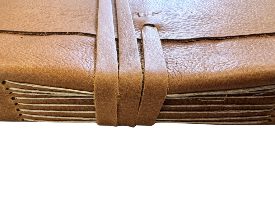 Medioevo Leather Journal - Tan Large