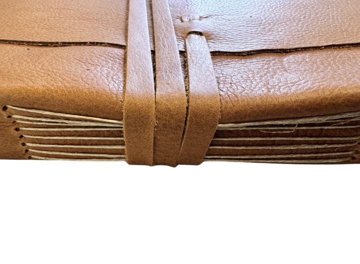 Medioevo Leather Journal - Tan Large