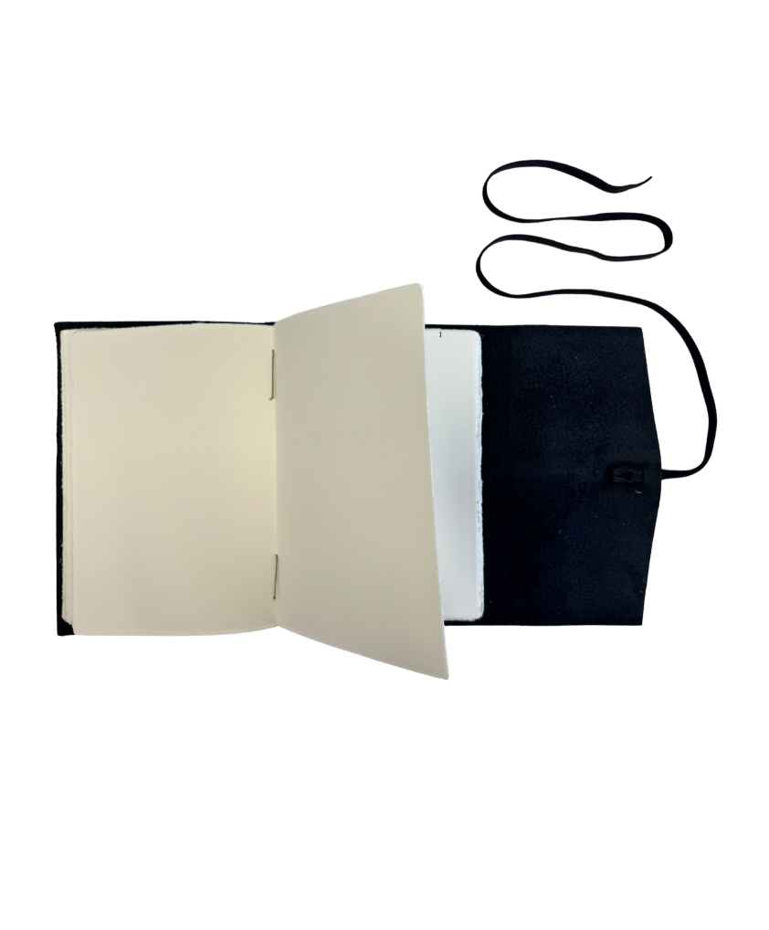Medioevo Leather Journal - Black Large