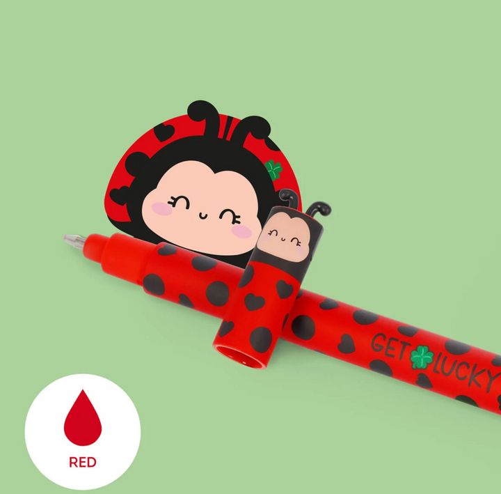 Erasable Gel Pen - Ladybug