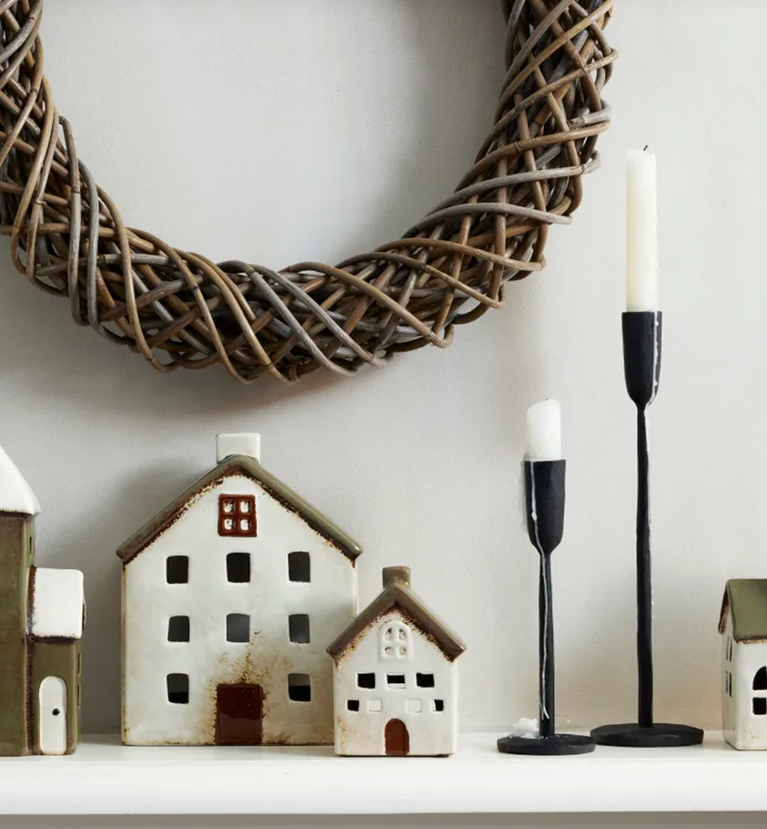 Alsace Tealight Villa Olive Green