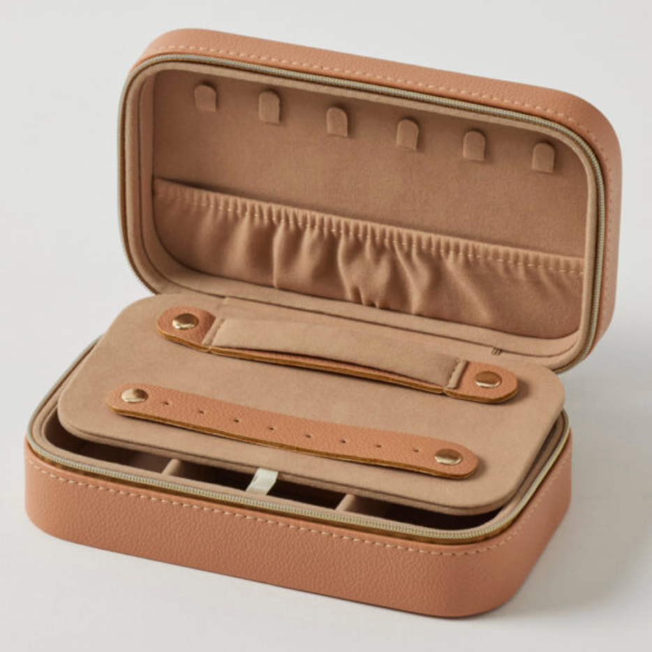 Gigi Jewellery Case - Dusty Rose