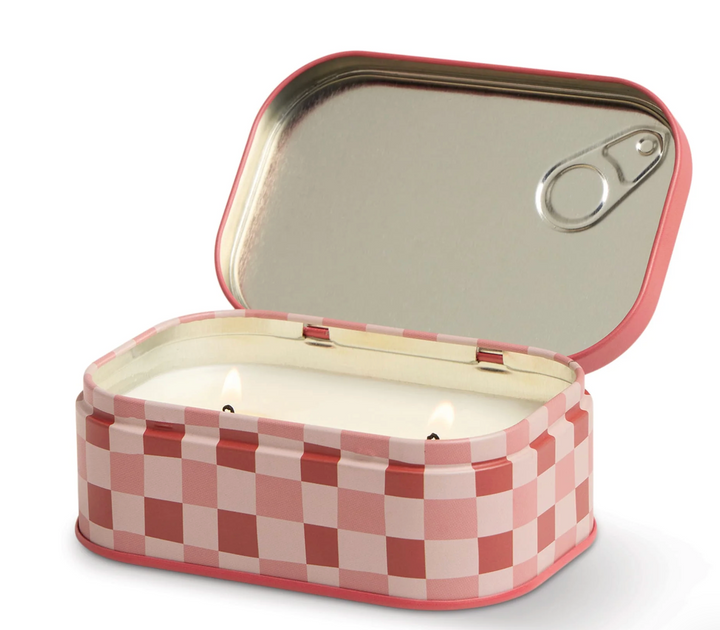 Bistro Printed Tin Candle - Smoked Cherry