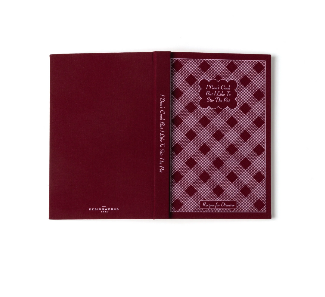 Cloth Journal - I Don't Cook But I Like To Stir The Pot
