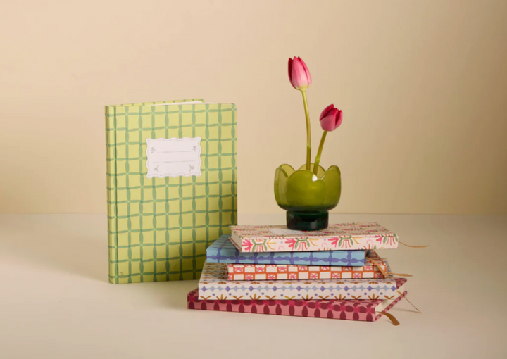 Jumbo Journal - Green Lattice