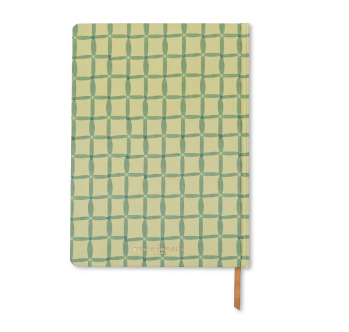 Jumbo Journal - Green Lattice