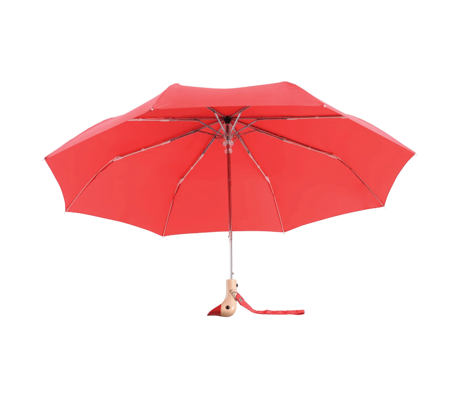 Duck Umbrella  Compact-  Red