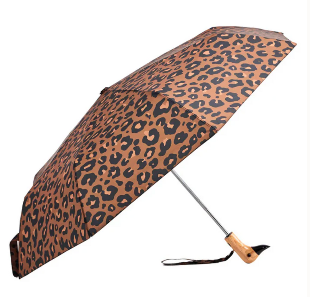 Duck Umbrella Compact - Leopard