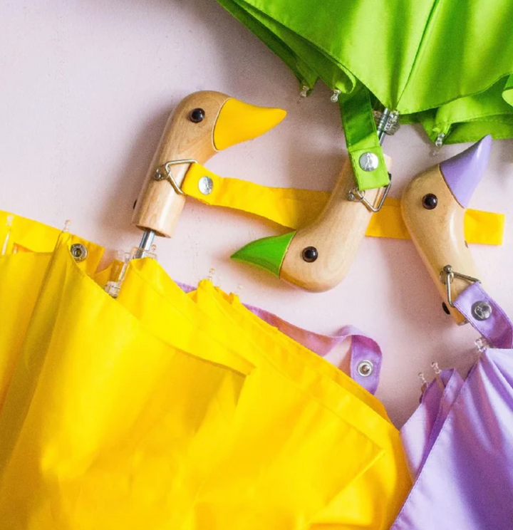 Duck Umbrella Compact - Yellow