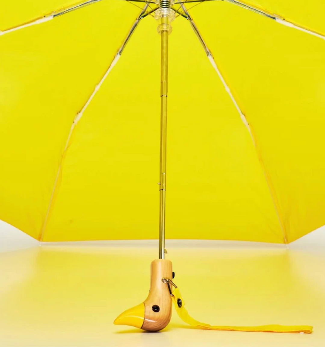 Duck Umbrella Compact - Yellow