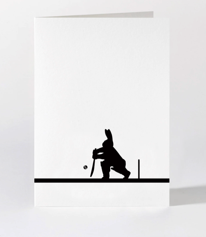 HamMade Card - Cricket Rabbit