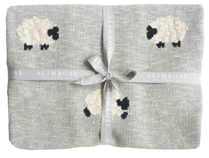Baa Baa Baby Blanket - Grey